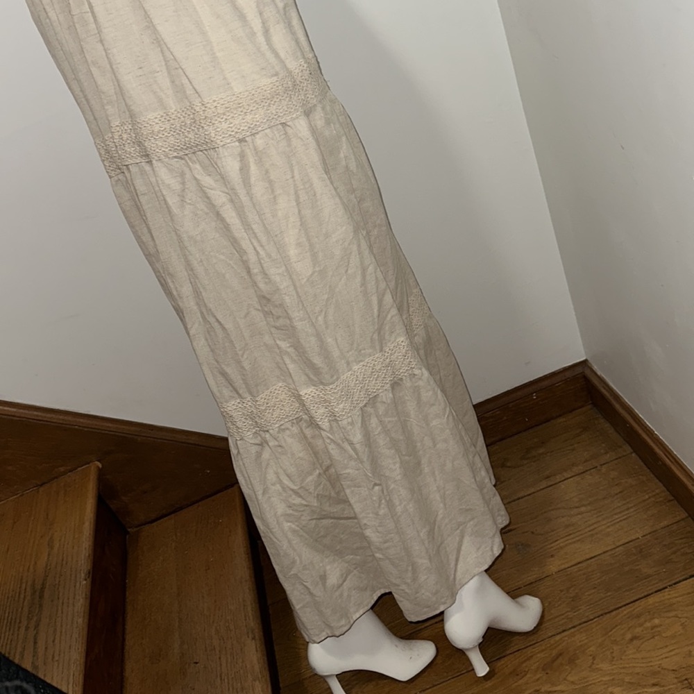 NWT LINEN BLEND DRESS - Picture 7 of 9